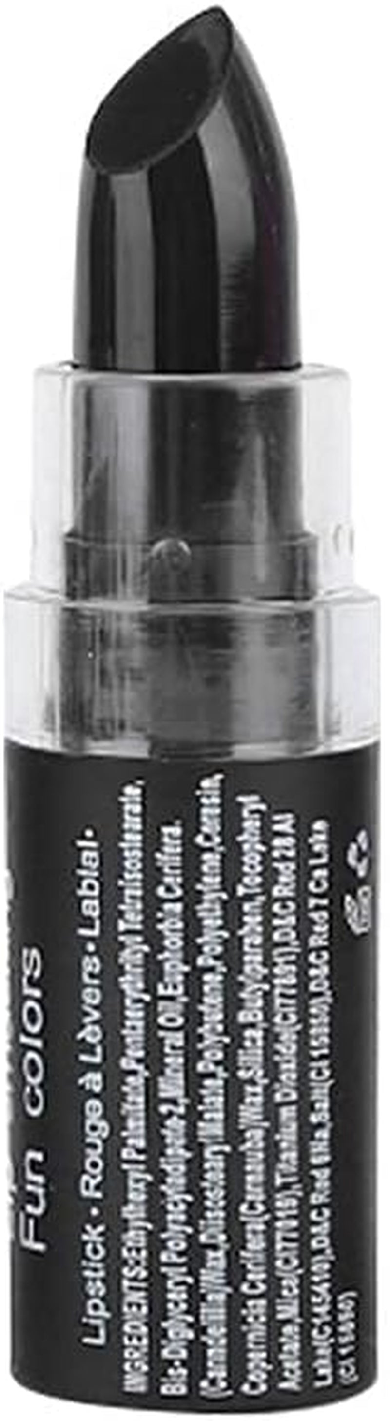 Rossetto Nero Opaco, Rossetto Ad Alta Pigmentazione, Labbra, Retrò, per Halloween, Rossetto Cosmetico, Rossetto Nero per Feste, Masquerade, Cosplay, Halloween, Trucco