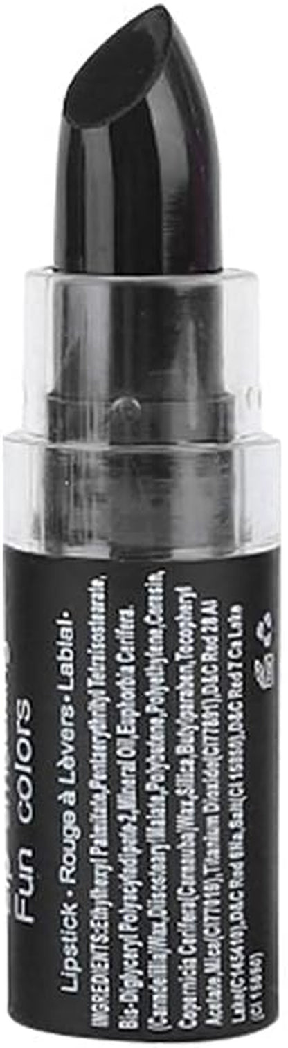 Rossetto Nero Opaco, Rossetto Ad Alta Pigmentazione, Labbra, Retrò, per Halloween, Rossetto Cosmetico, Rossetto Nero per Feste, Masquerade, Cosplay, Halloween, Trucco