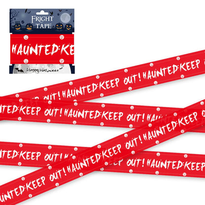 NEW 1PC Halloween Props Window Prop Warning Line Plastic Skull Head Warning Tape Signs Halloween Decoration Witch Balloons Lot