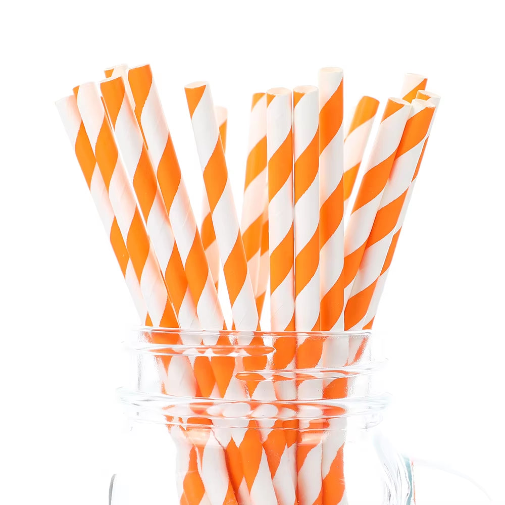 25Pcs Halloween Disposable Party Straws Bat Skull Drinking Straws Holiday Bar Home Party Halloween Decoration