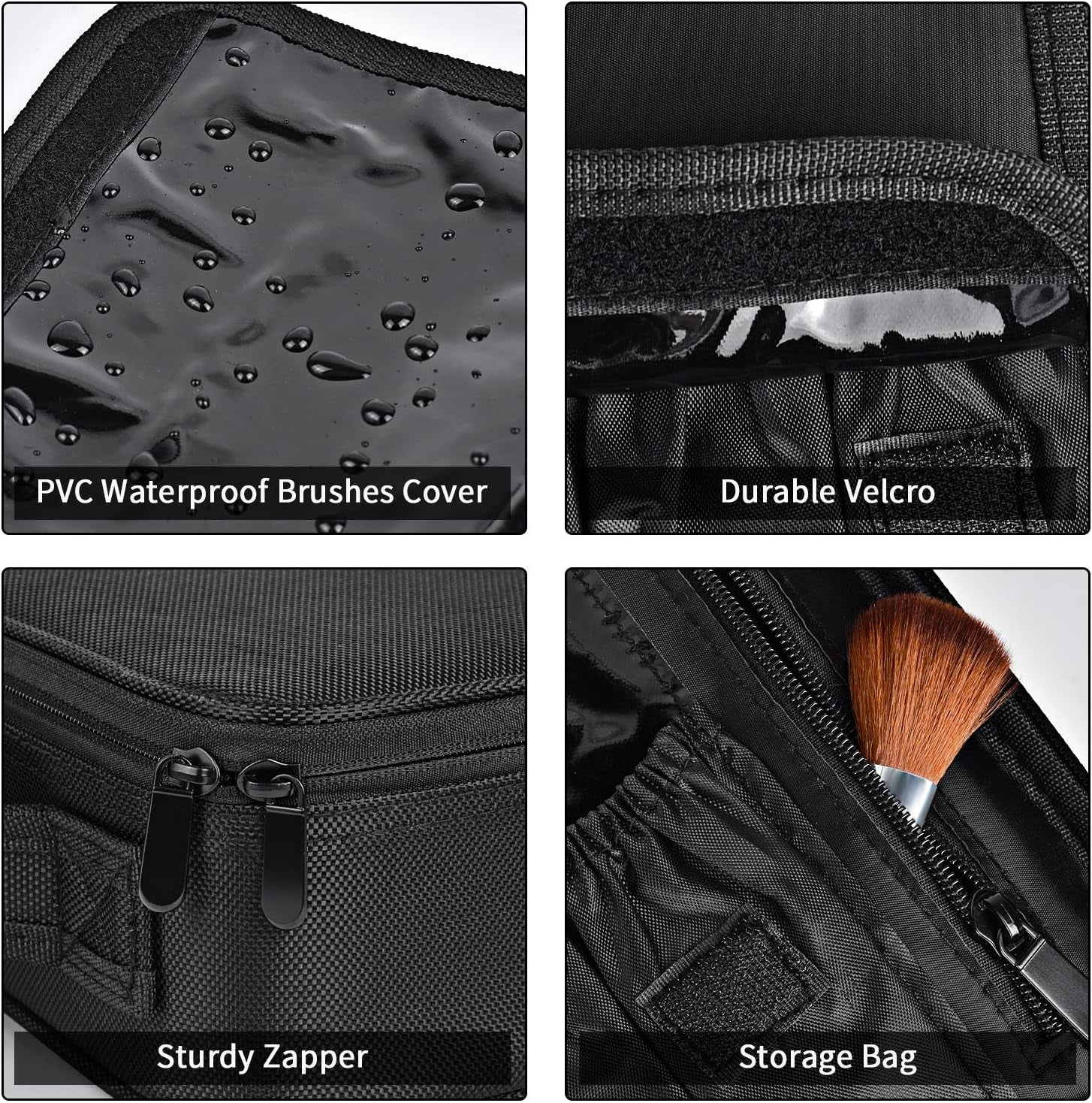 Make up Bag Professional Beauty Case Da Viaggio Makeup Astuccio per Trucco Valigetta Organizzativa Borsa Trucchi Custodia Cosmetica Impermeabile Con Divisori Regolabili