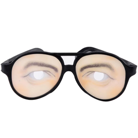 Funny Universal Fake Eyes Disguise Glasses for Masquerade Halloween Costume Party DIY Hot Joke Glasses