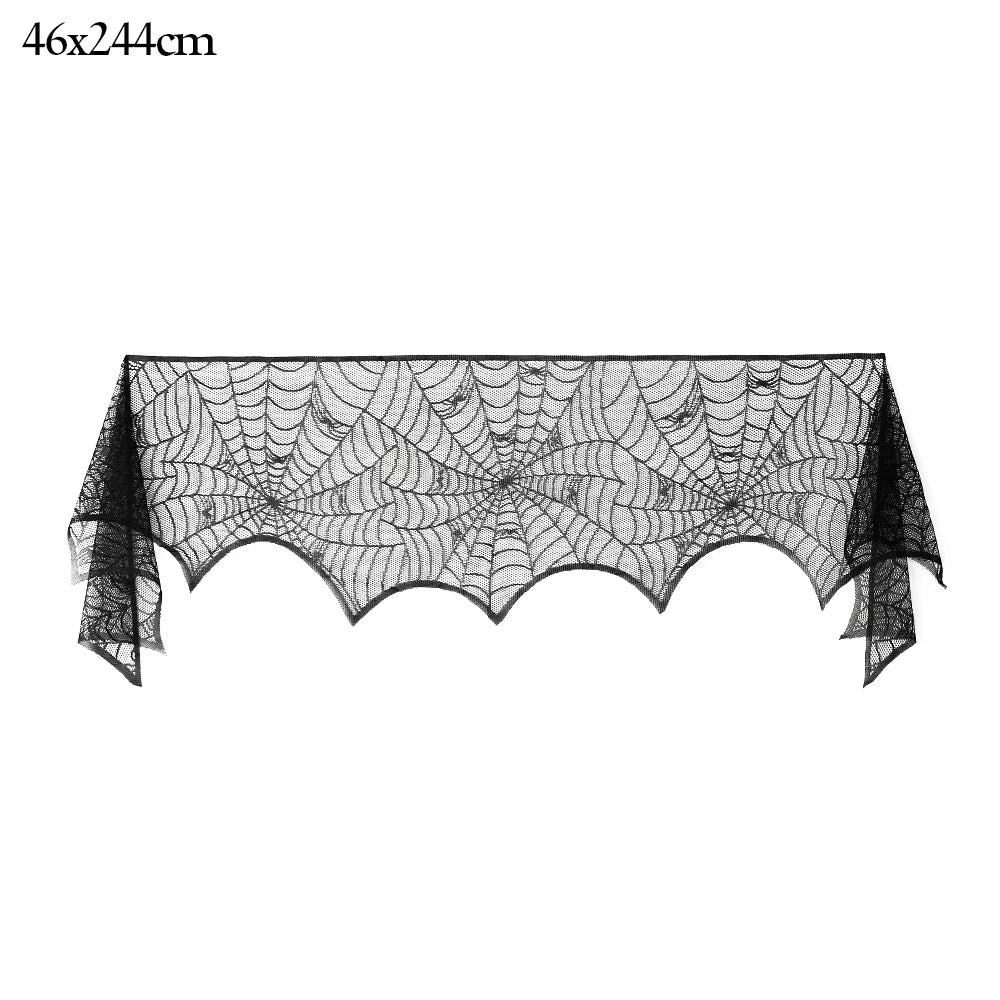 Giant Spider Web Triangular Mega White Stretch Cobweb for Yard Halloween Decorations Outdoor Halloween Spider Decor Supplies