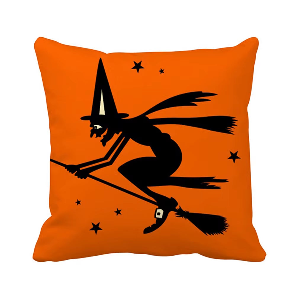 YORIWOO Scary Halloween Party Witch Pumpkin Merry Christmas Pillow Case Cushion Cover Happy Halloween Decoration for Home 2020