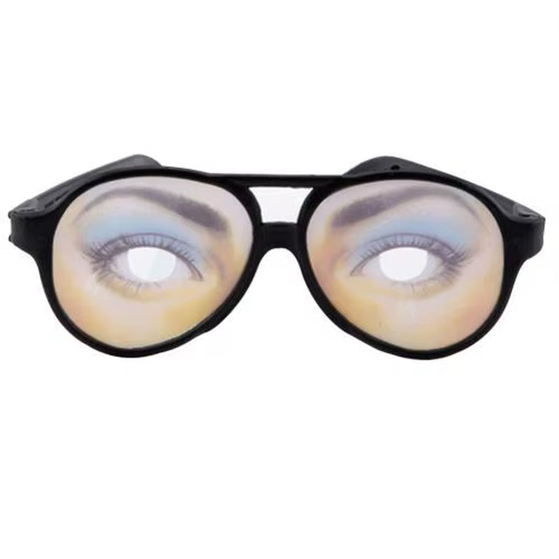 Funny Universal Fake Eyes Disguise Glasses for Masquerade Halloween Costume Party DIY Hot Joke Glasses