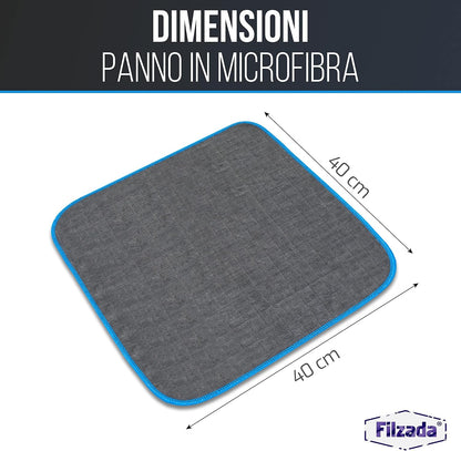 ® 6X Panno Microfibra Auto - Panni Microfibra per La Cura Delle Auto 40X40Cm - Stracci Estremamente Assorbente