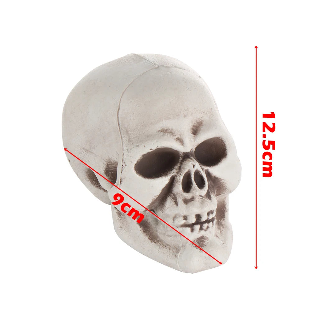 All Size Human Skull Head Skeleton Hanging Skull Halloween Style Photo Prop Home Event Party Decoration Game Supplies