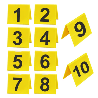 Acrylic Table Number Sign Table Number for Wedding Party Crime Scene Party Decoration Reusable Fade Resistant Detective Decor