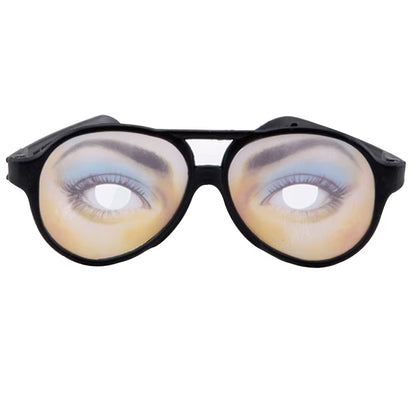 Funny Universal Fake Eyes Disguise Glasses for Masquerade Halloween Costume Party DIY Hot Joke Glasses