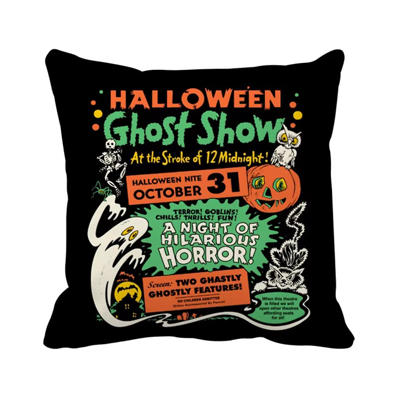 YORIWOO Scary Halloween Party Witch Pumpkin Merry Christmas Pillow Case Cushion Cover Happy Halloween Decoration for Home 2020