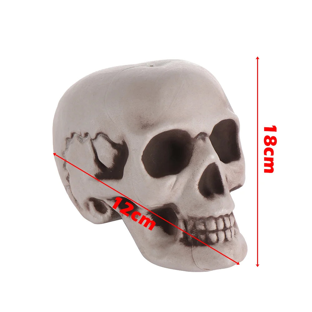All Size Human Skull Head Skeleton Hanging Skull Halloween Style Photo Prop Home Event Party Decoration Game Supplies