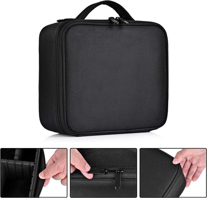 Make up Bag Professional Beauty Case Da Viaggio Makeup Astuccio per Trucco Valigetta Organizzativa Borsa Trucchi Custodia Cosmetica Impermeabile Con Divisori Regolabili