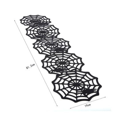 Giant Spider Web Triangular Mega White Stretch Cobweb for Yard Halloween Decorations Outdoor Halloween Spider Decor Supplies