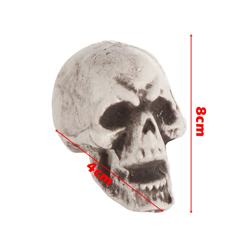 All Size Human Skull Head Skeleton Hanging Skull Halloween Style Photo Prop Home Event Party Decoration Game Supplies